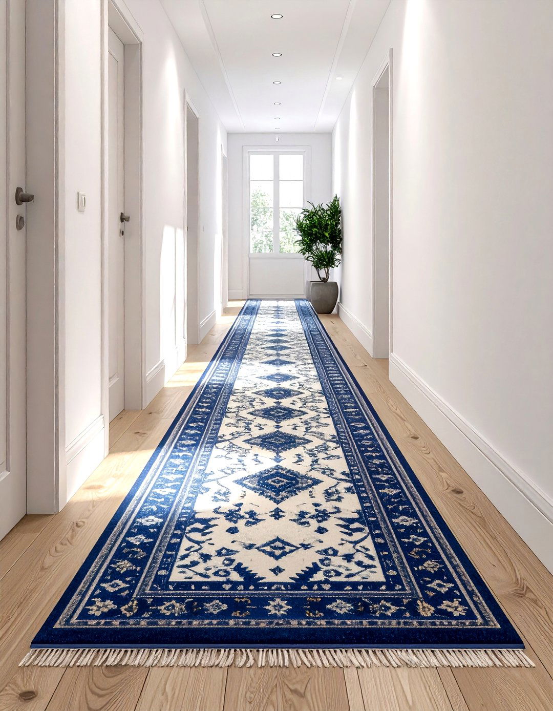 Long hallway rug - 30 hallway decor ideas
