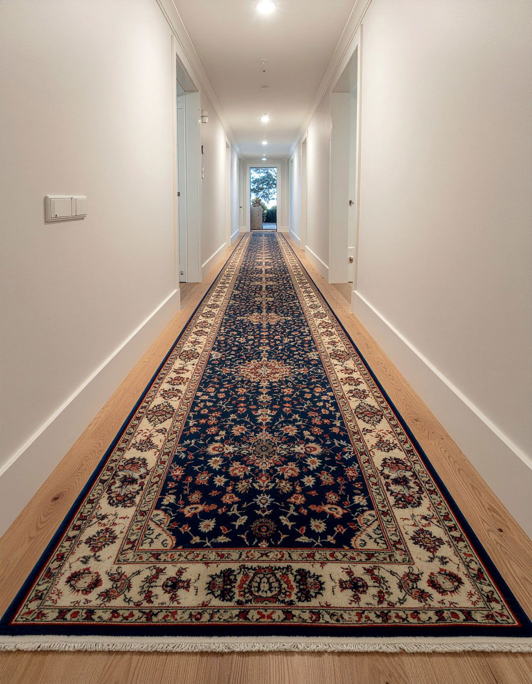 Long hallway runner rug - 30 bedroom hallway ideas
