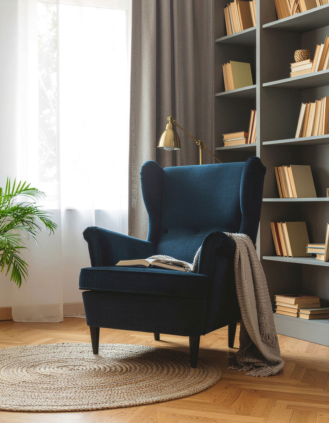 Long living room reading nook - 30 long living room ideas