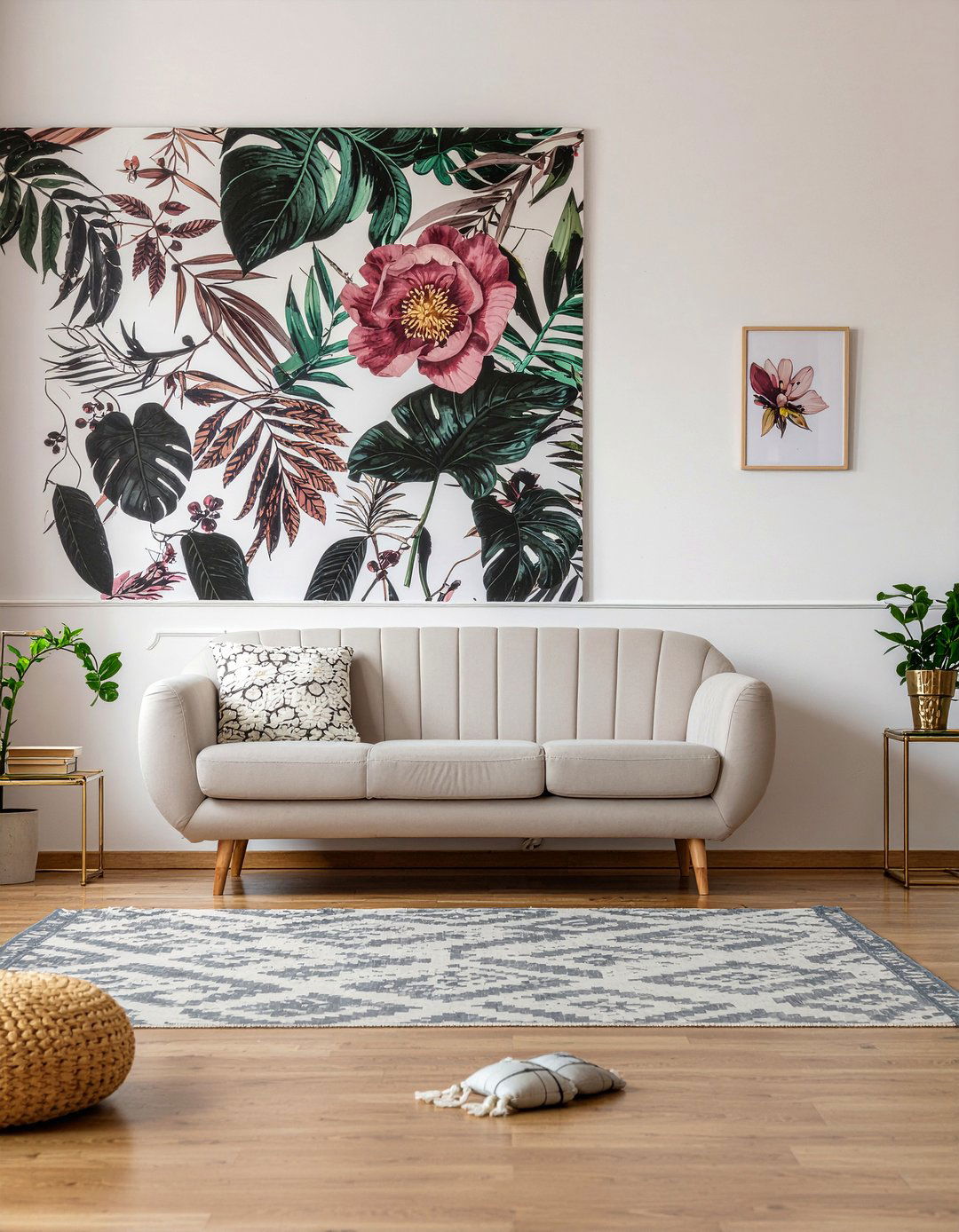 Long living room wallpaper - 30 long living room ideas