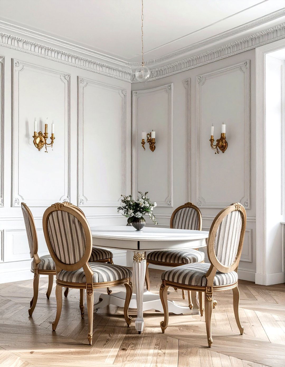 Louis XVI Dining Room - 30 French dining room ideas