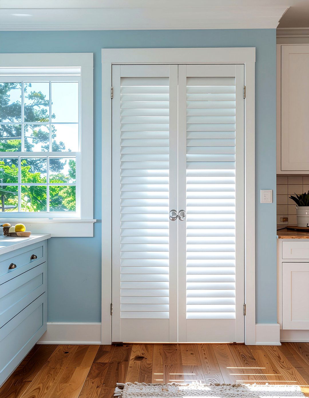 Louvered Pantry Door - 30 pantry door kitchen ideas