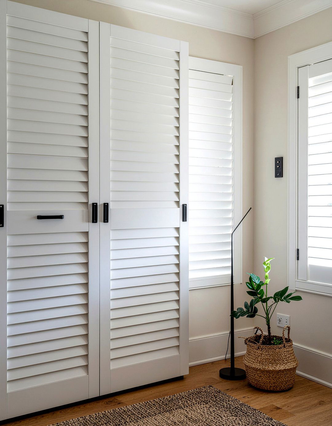 Louvered Wood Door - 30 bedroom closet doors