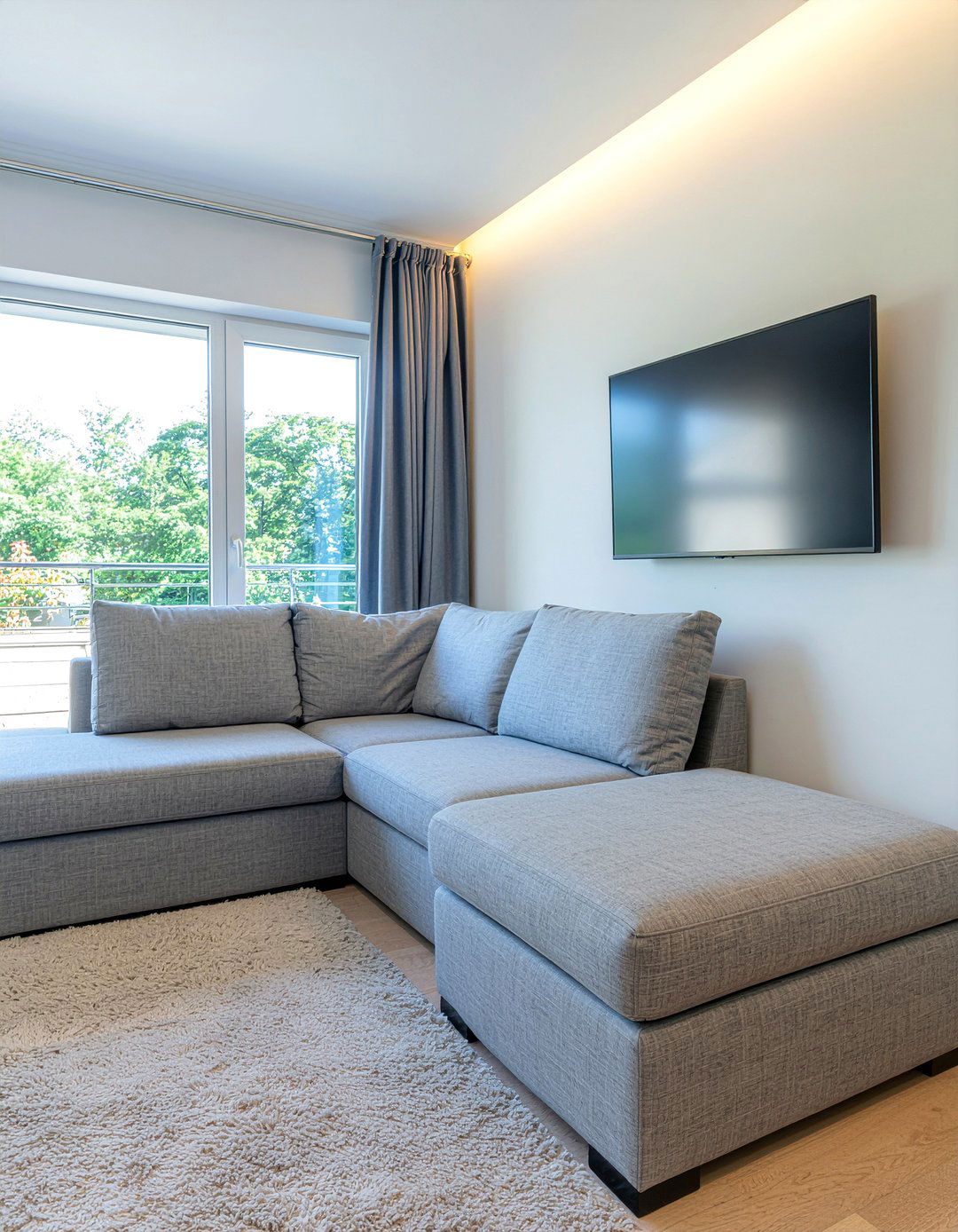 Loveseat with chaise - 30 living room loveseat ideas