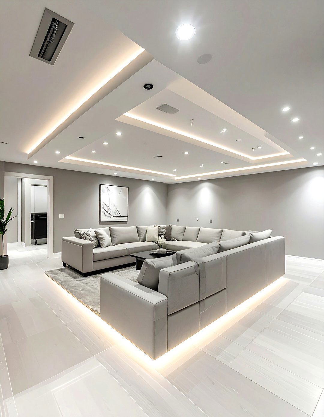 Low Ceiling Recessed Lighting - 30 living room recessed lighting ideas