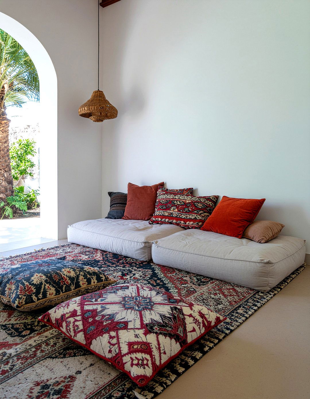 Low Floor Sofa - 30 living room Moroccan furniture ideas
