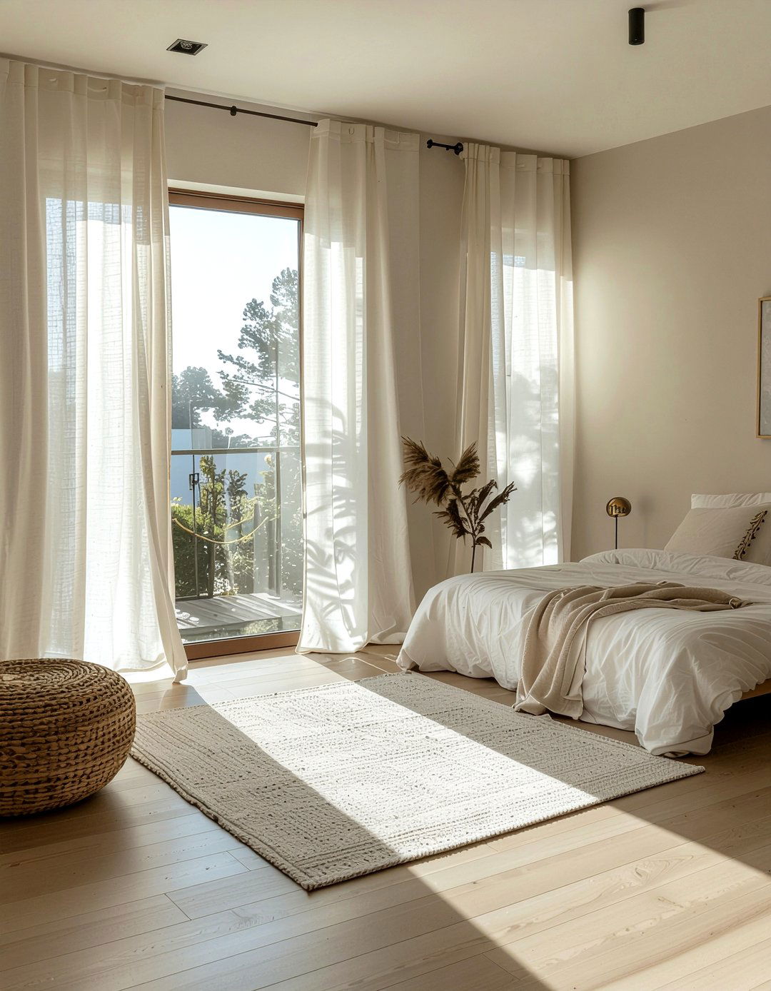 Low Platform Bed - 30 yoga bedroom ideas