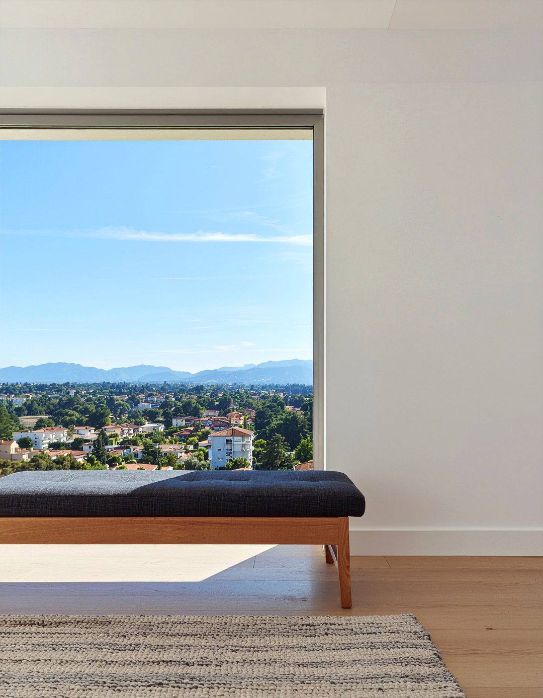 Low Profile Bench - 30 living room banquette ideas