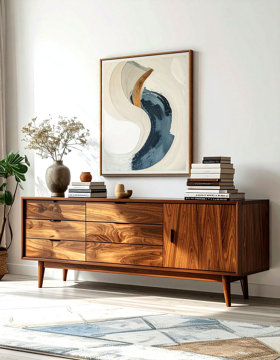 Low Profile Credenza - 30 living room book displays