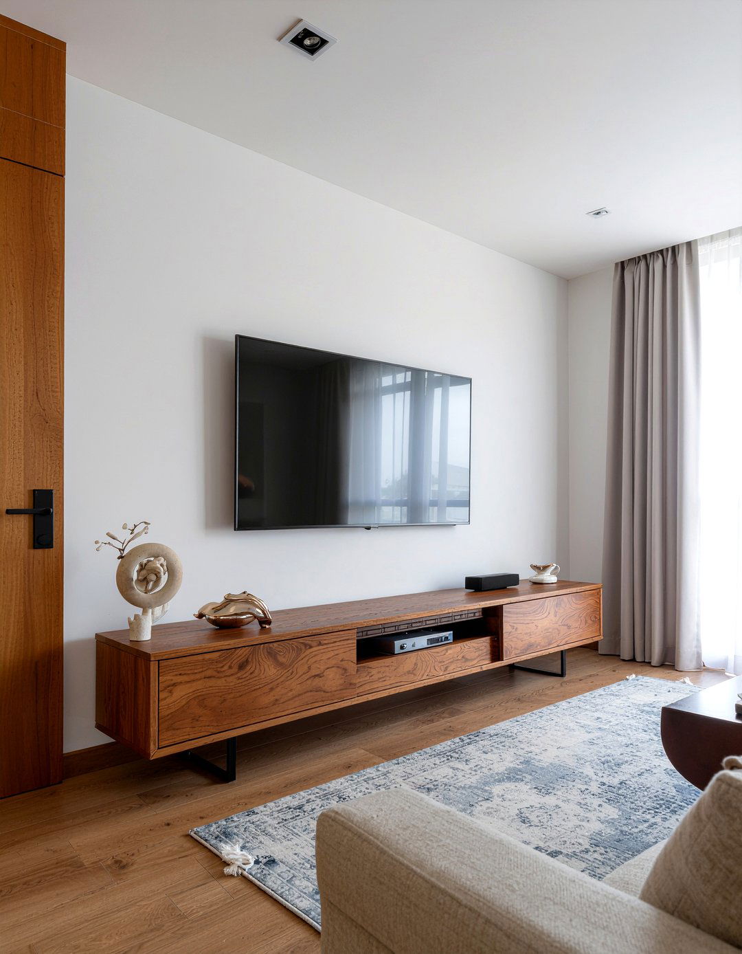 Low Profile Credenza - 30 living room buffet ideas