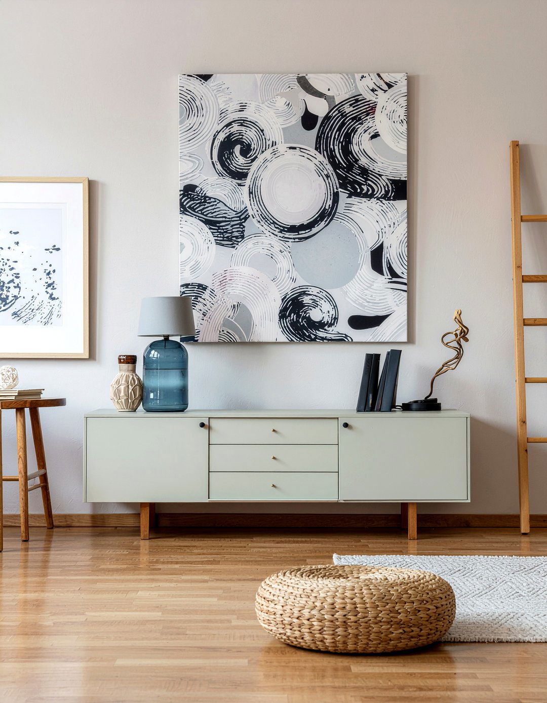 Low Profile Credenza - 30 living room Danish modern furniture ideas