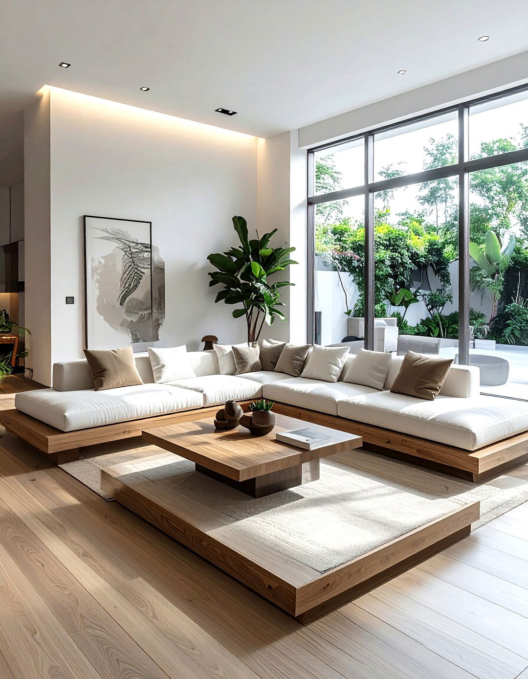 Low Profile Furniture Living Room - 30 zen living room ideas