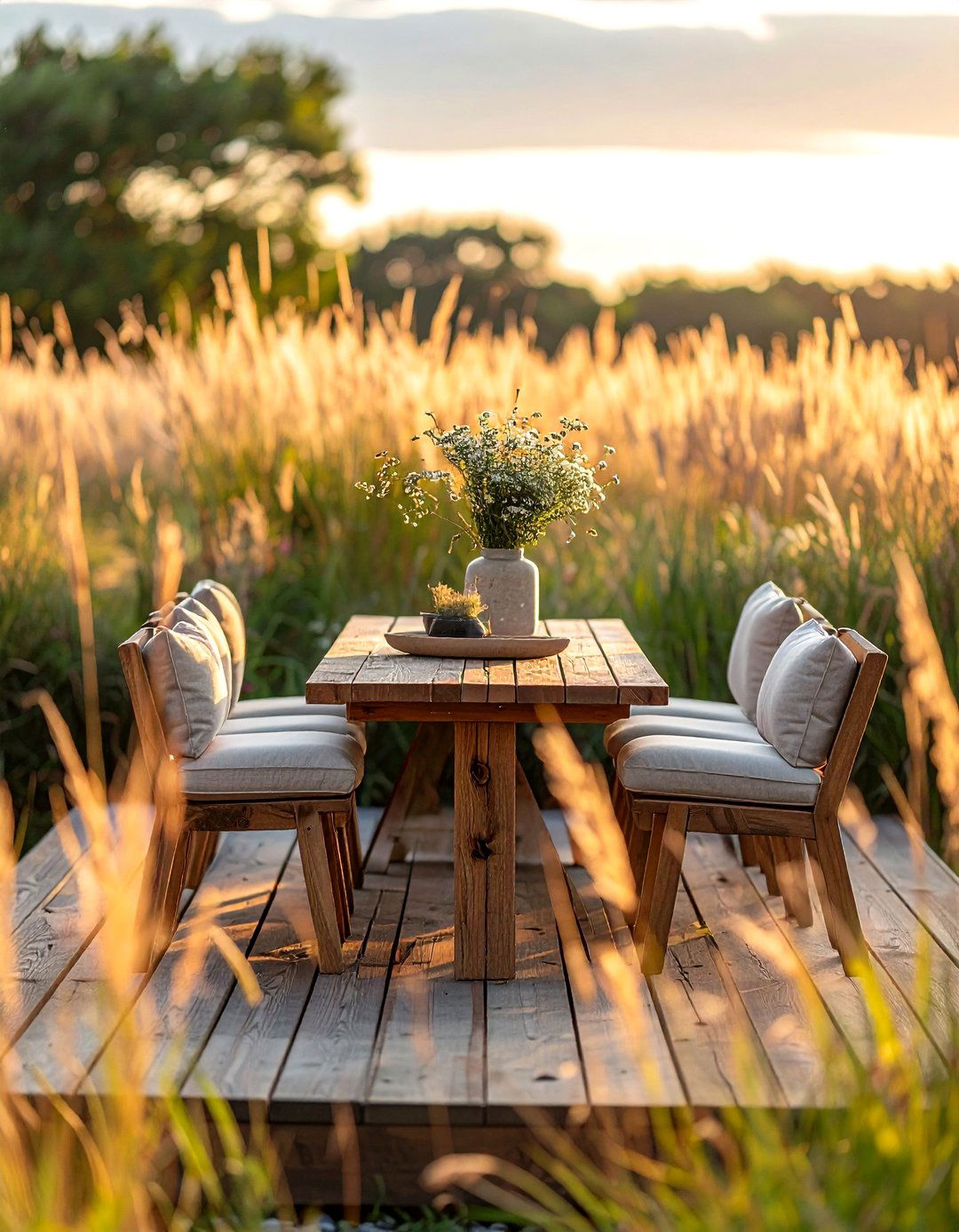 Low Profile Outdoor Dining - 30 outdoor dining furniture ideas