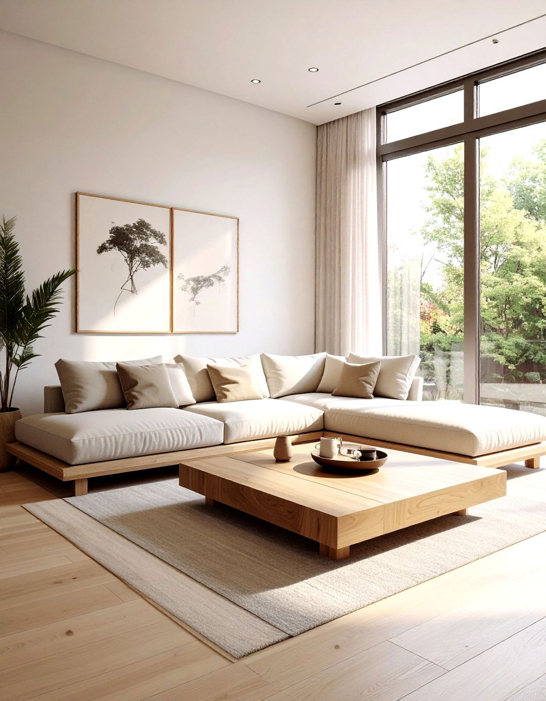 Low Profile Seating - 30 living room furniture settings