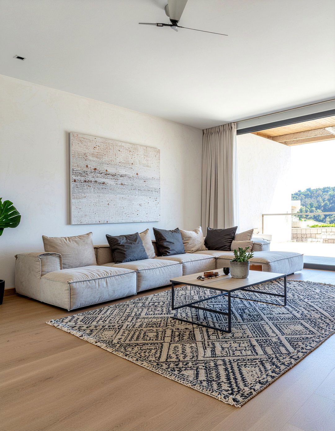 Low Profile Sectional - 30 living room Mediterranean furniture ideas