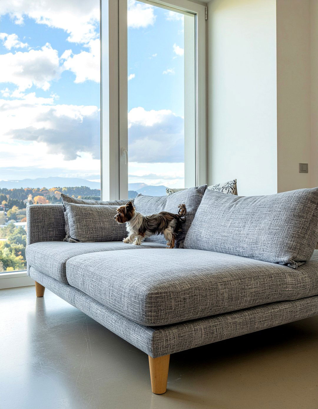Low Profile Sofa - 30 dog living room ideas