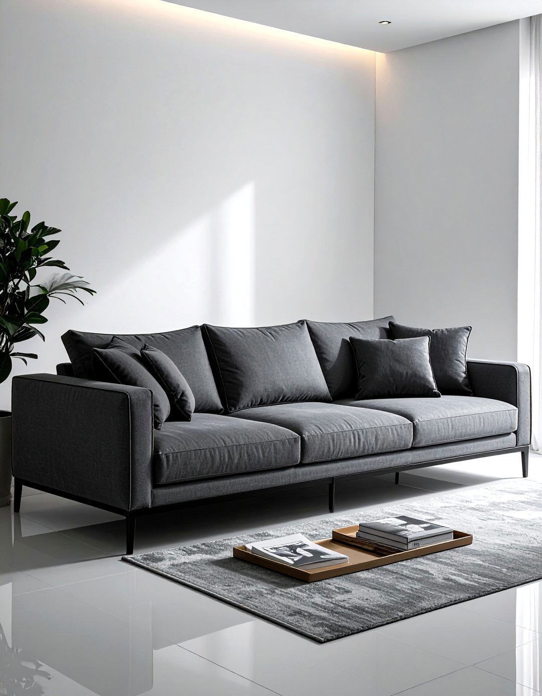 Low Profile Sofa - 30 living room high end furniture ideas