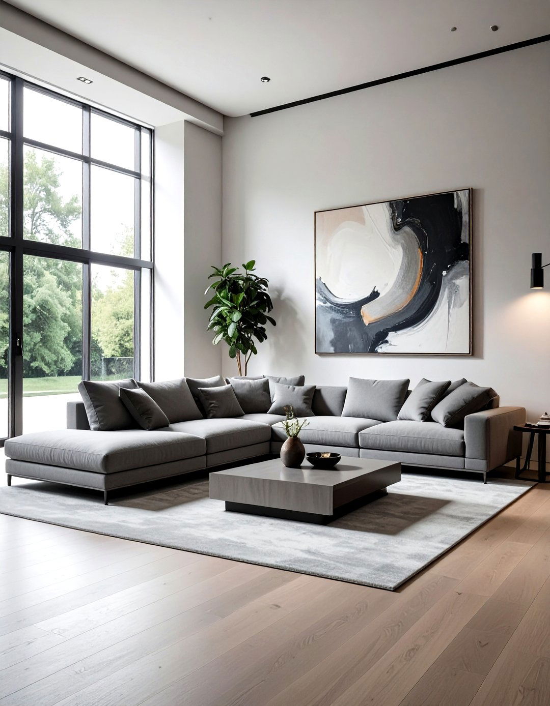 Low Profile Sofa - 30 living room modern furniture ideas