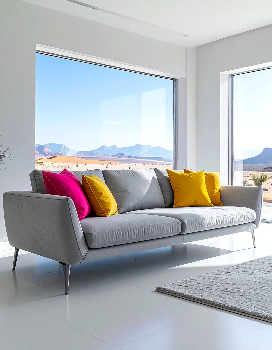 Low Profile Sofa - 30 Palm Springs decor ideas