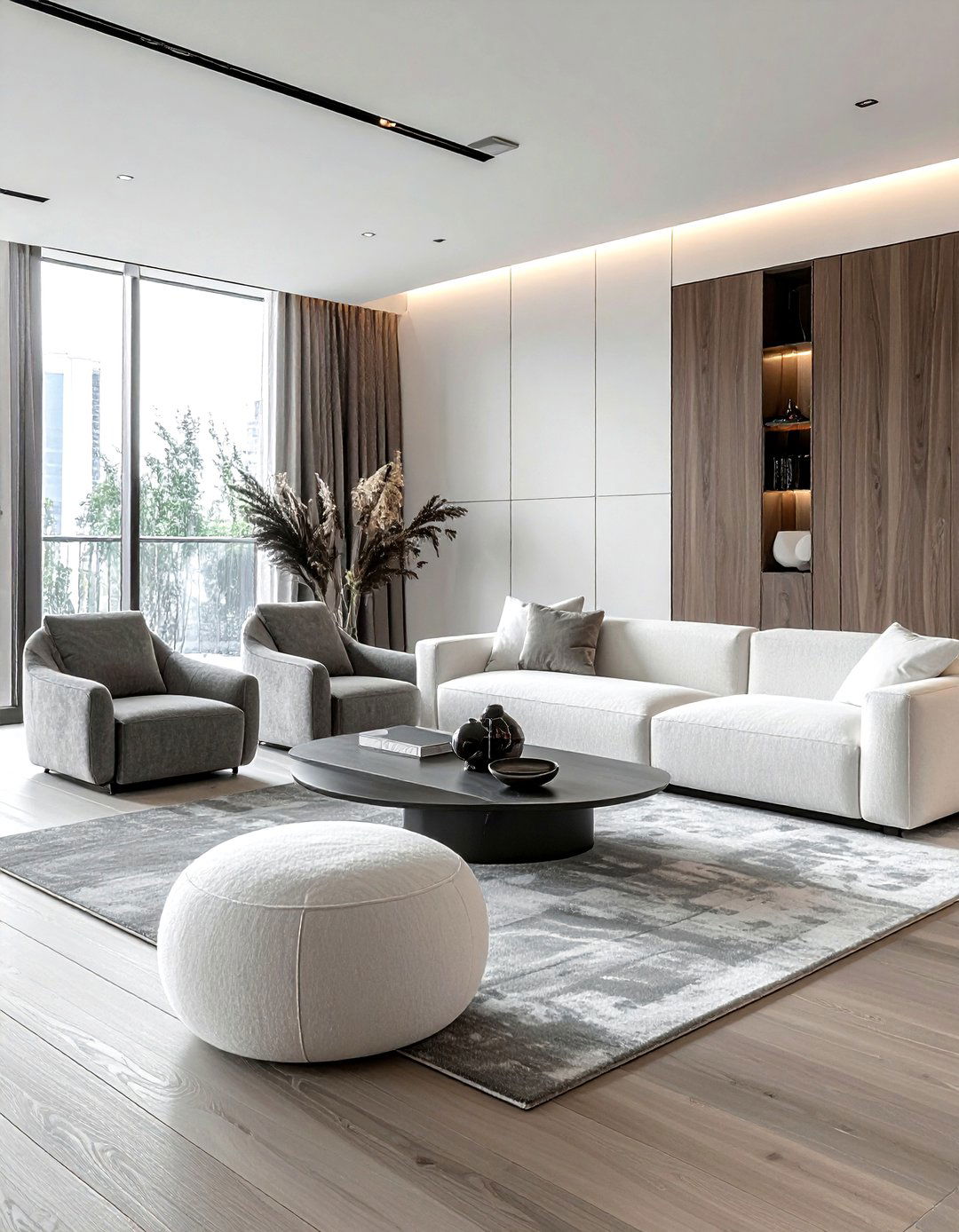 Low Profile Sofa With Oversized Chairs - 30 living room sofa and chairs ideas