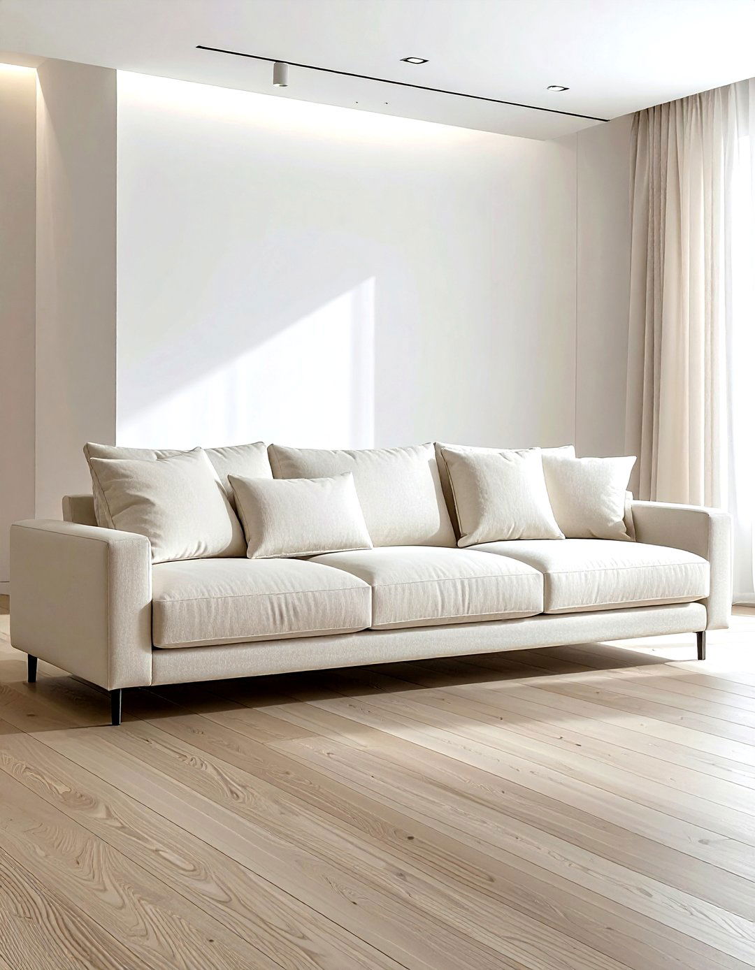 Low Profile Sofa - 30 airy decor ideas