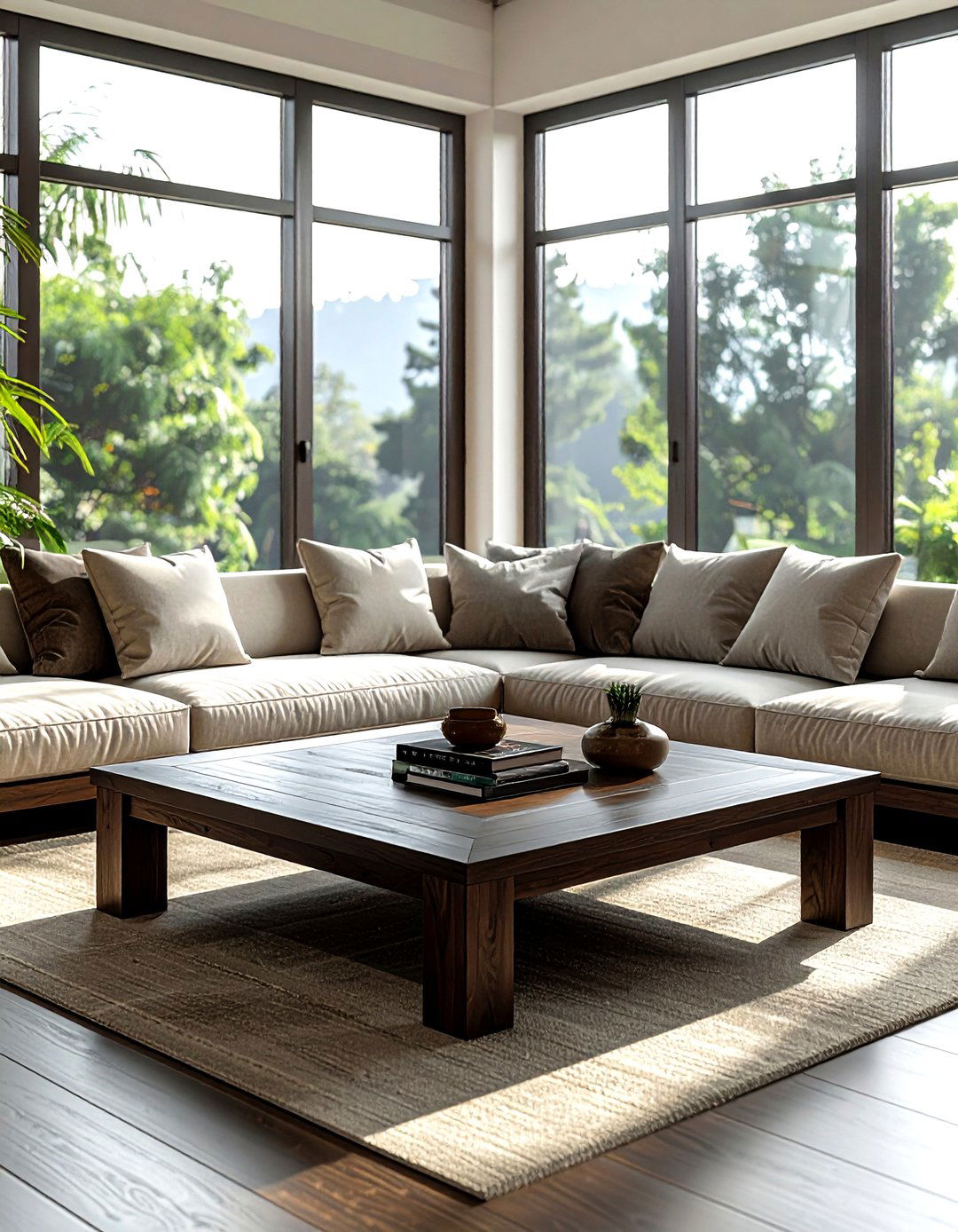 Low Square Coffee Table - 30 living room square coffee tables