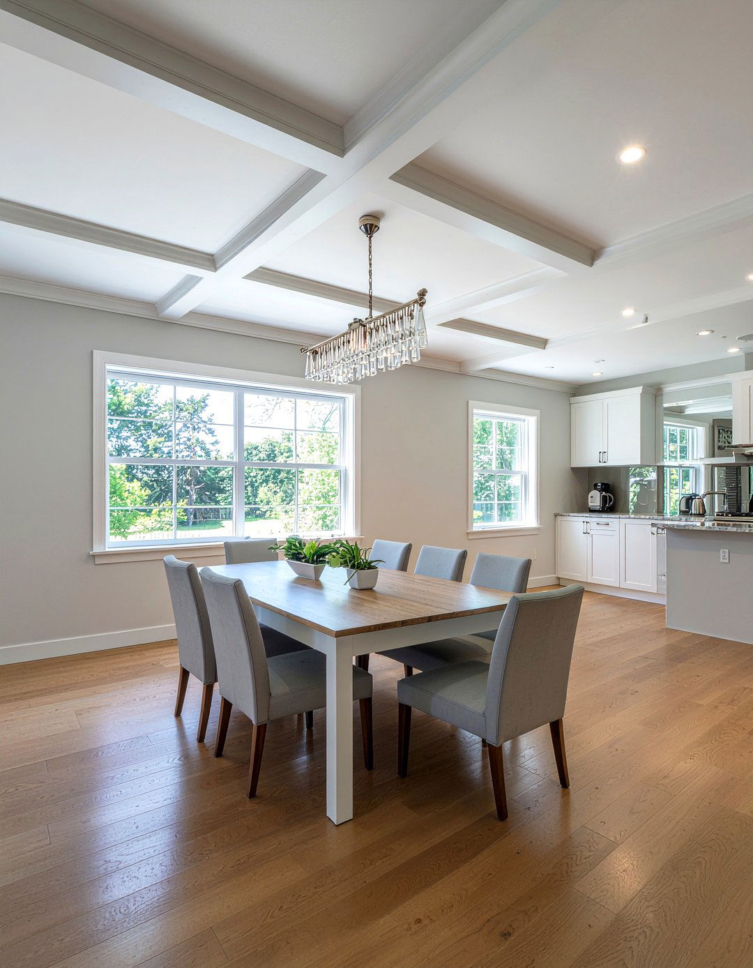 Low ceiling coffered dining room - 30 dining room coffered ceiling ideas