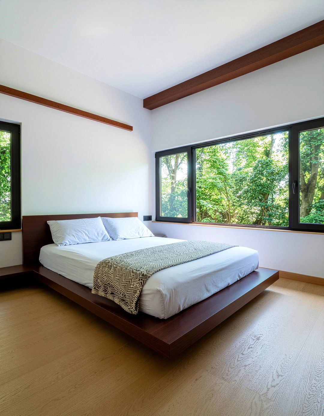 Low platform bed - 30 meditation bedroom ideas