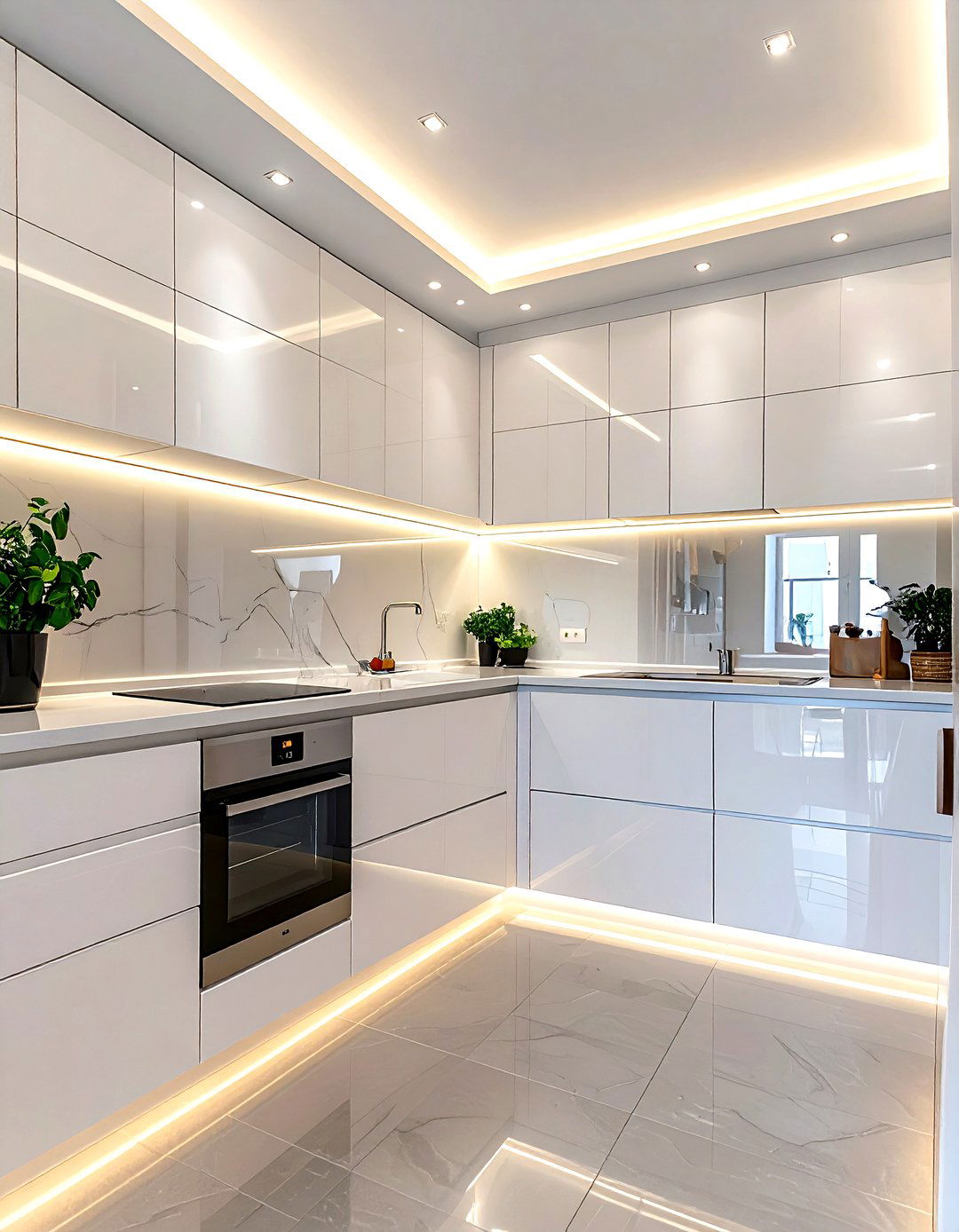 Low profile apartment lighting - 30 kitchen recessed lighting ideas