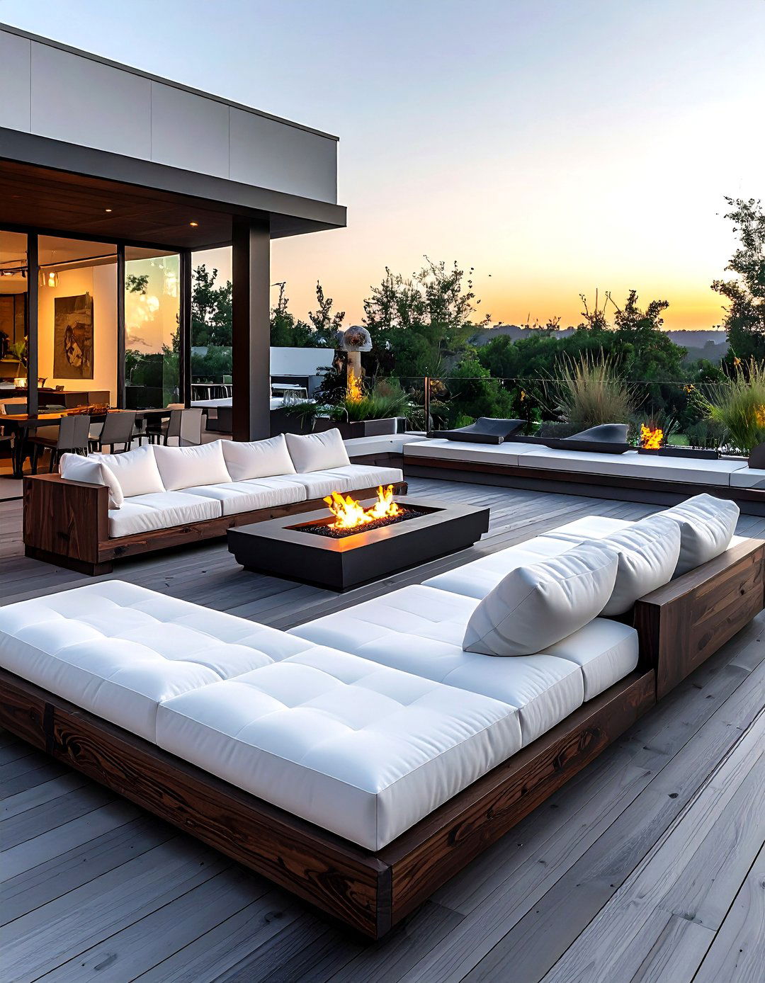 Low profile lounge furniture - 30 outdoor furniture ideas