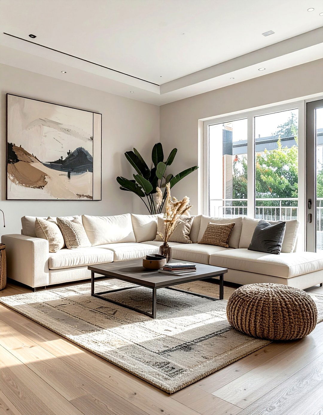 Low profile sofa living room - 30 airy living room ideas