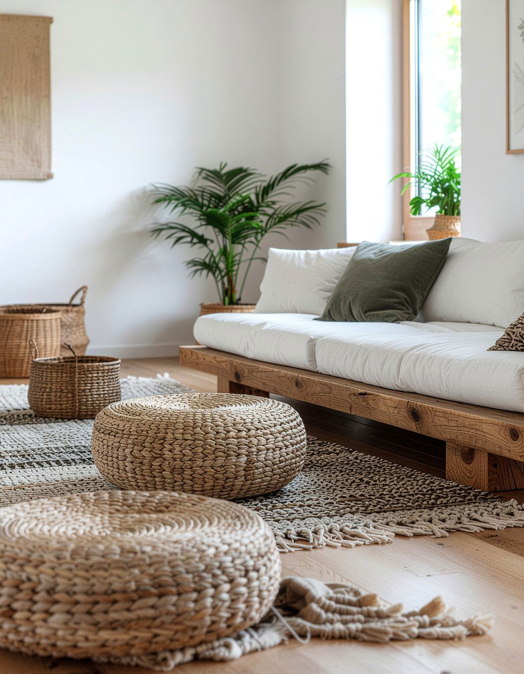 Low seating arrangements - 30 low ceiling living room ideas