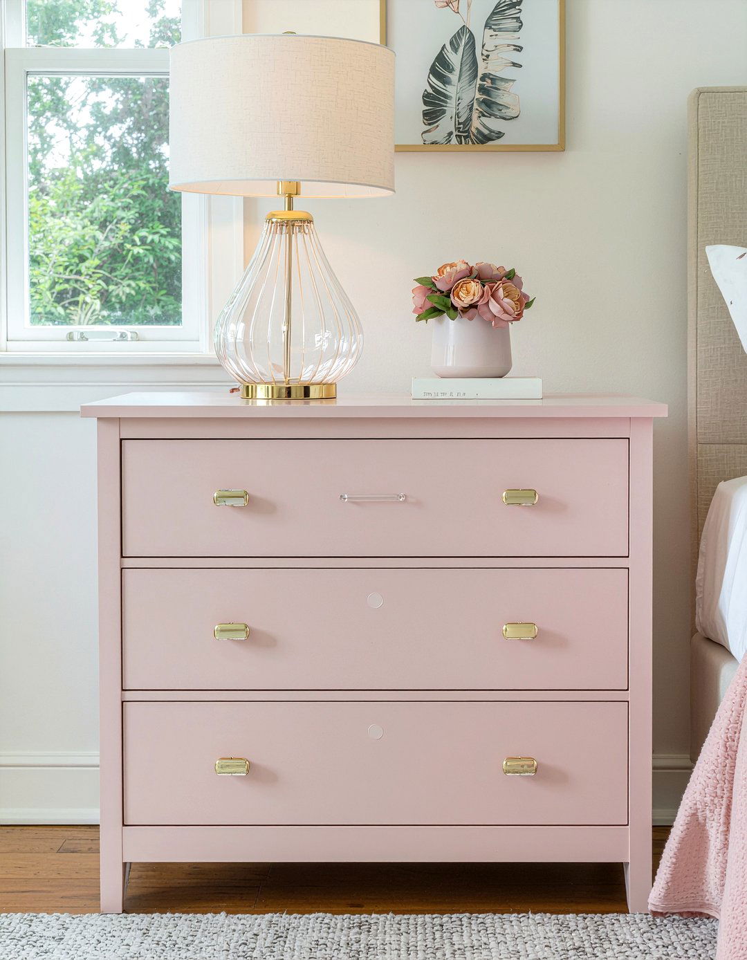 Lucite Handle Dresser - 30 bedroom dresser ideas