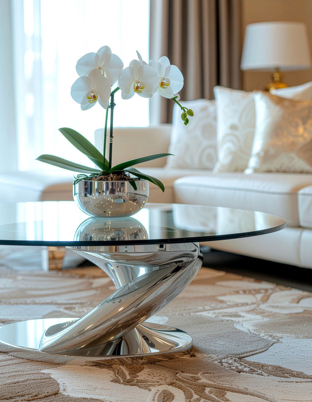 Lucite Waterfall Table - 30 living room lucite furniture ideas