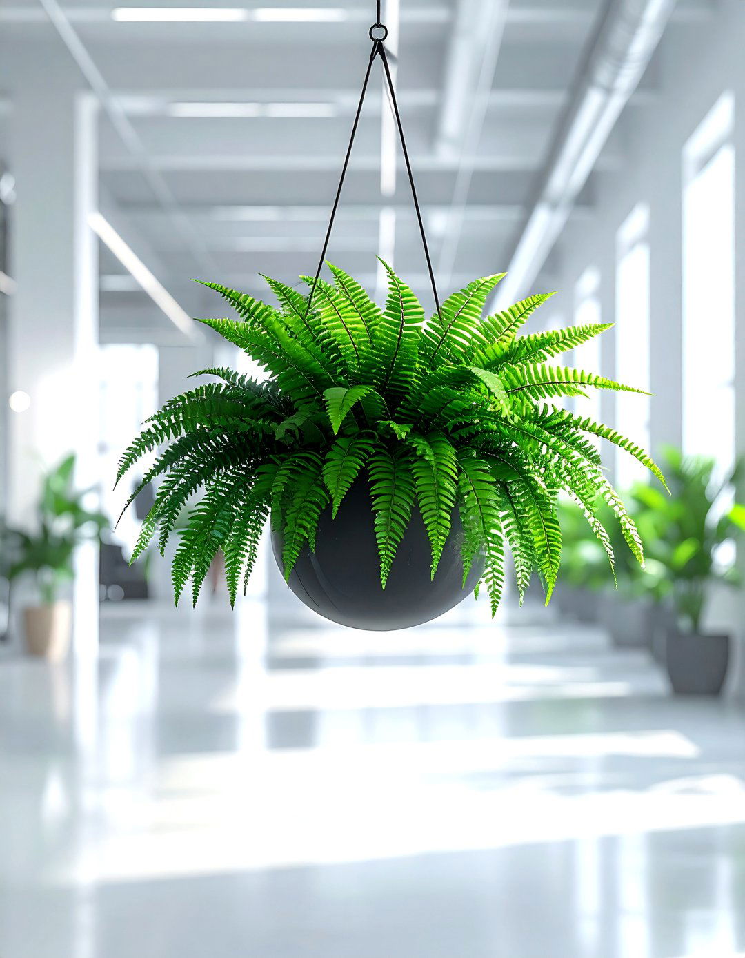 Lush Boston Fern - 30 office plant ideas