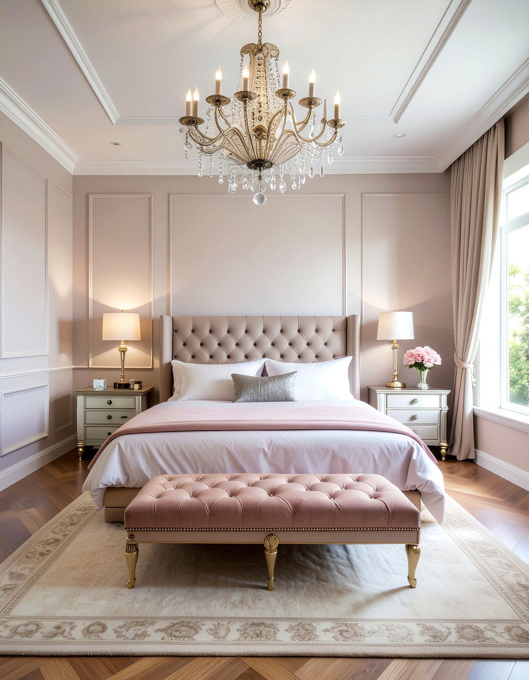 Luxurious Dusty Rose Bedroom - 30 dusty rose bedroom ideas