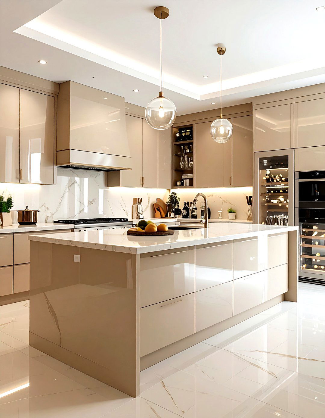 Luxury Beige Kitchen - 30 warm beige kitchen ideas
