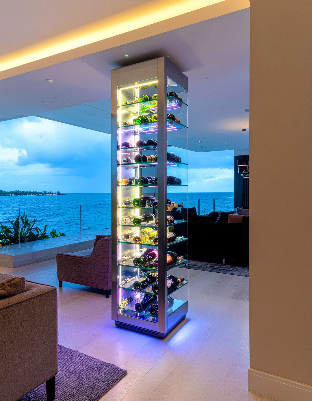 Luxury Beverage Center With Lighting - 30 beverage refrigerator kitchen ideas