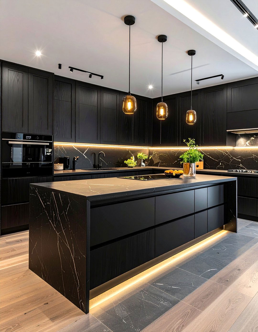 Luxury Black Kitchen - 30 black kitchen furniture ideas