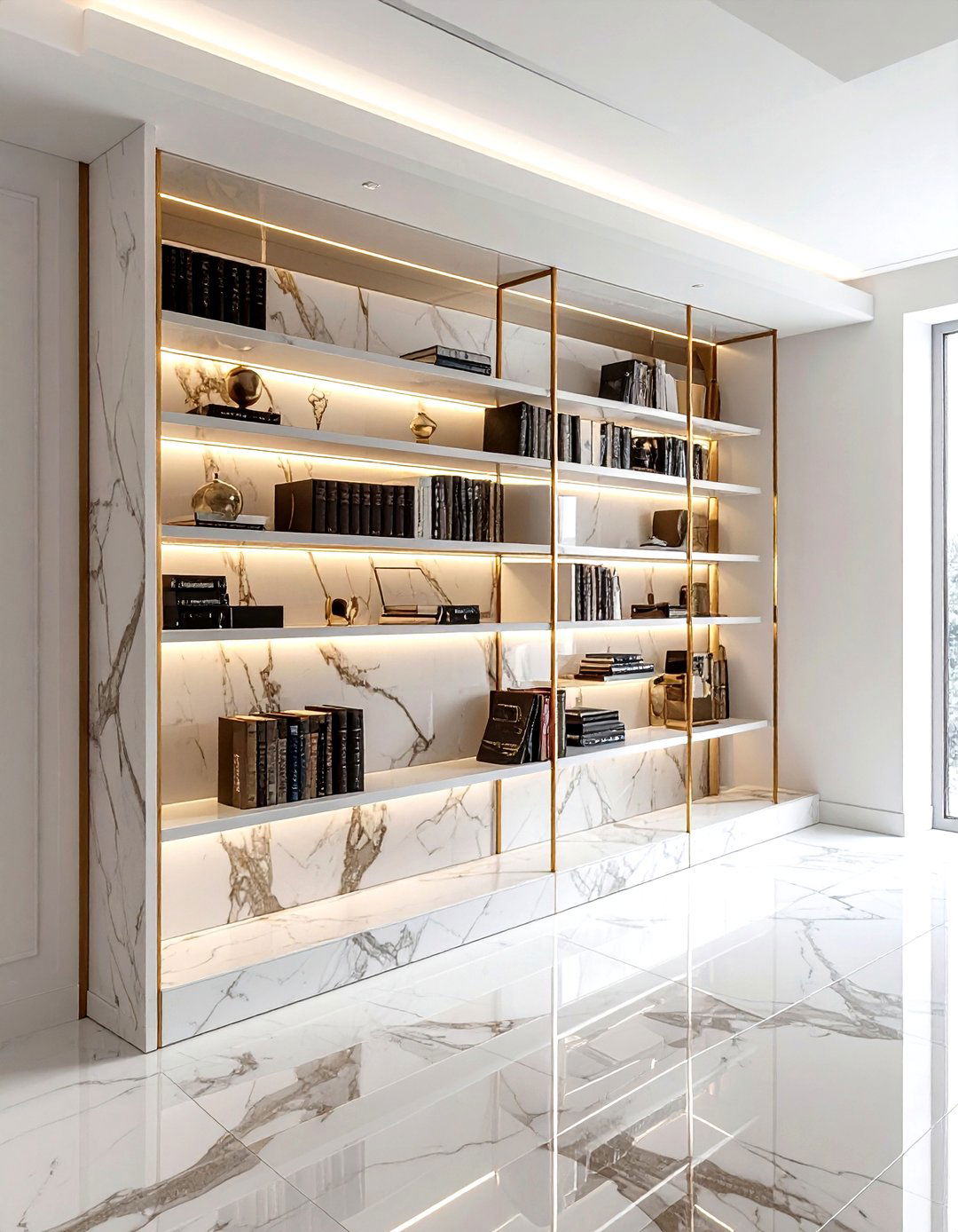 Luxury Bookshelf - 30 bookshelf decor ideas