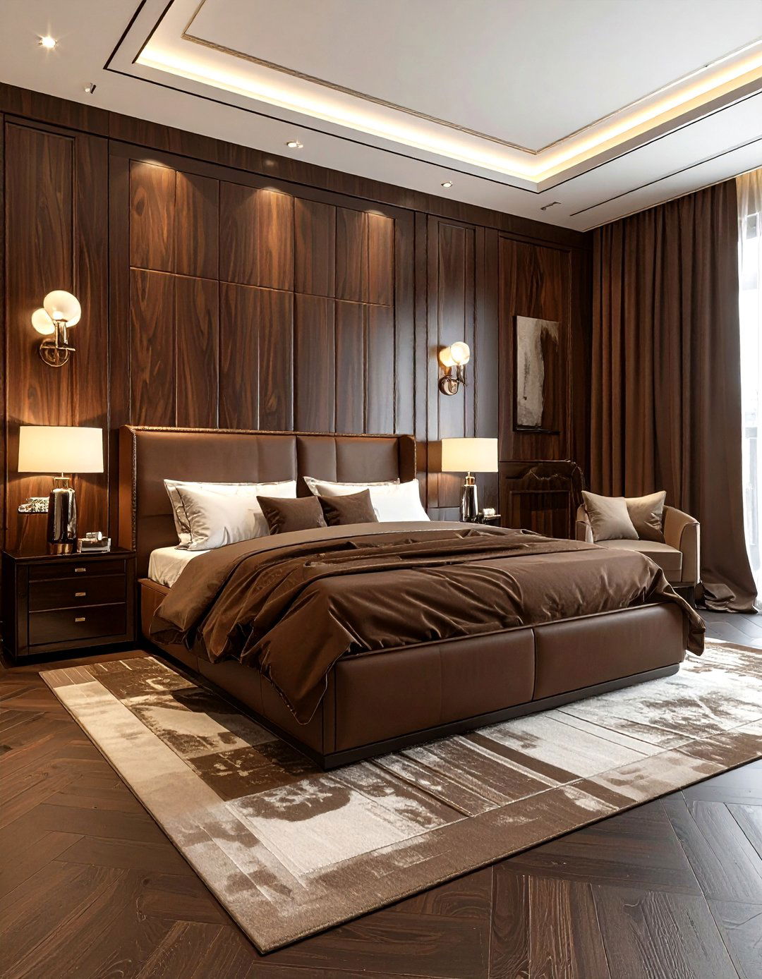 Luxury Brown Bedroom - 30 brown bedroom ideas