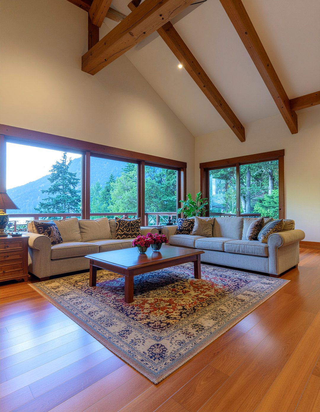 Luxury Cabin - 30 cabin style living room ideas