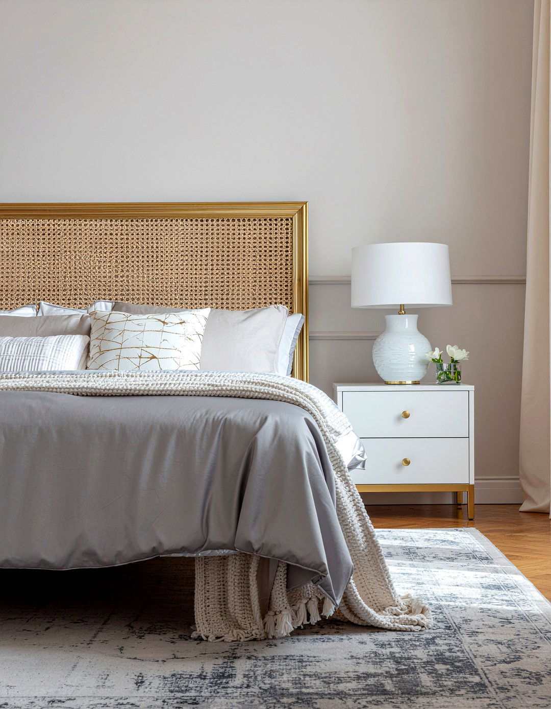 Luxury Cane Headboard - 30 bedroom cane headboards