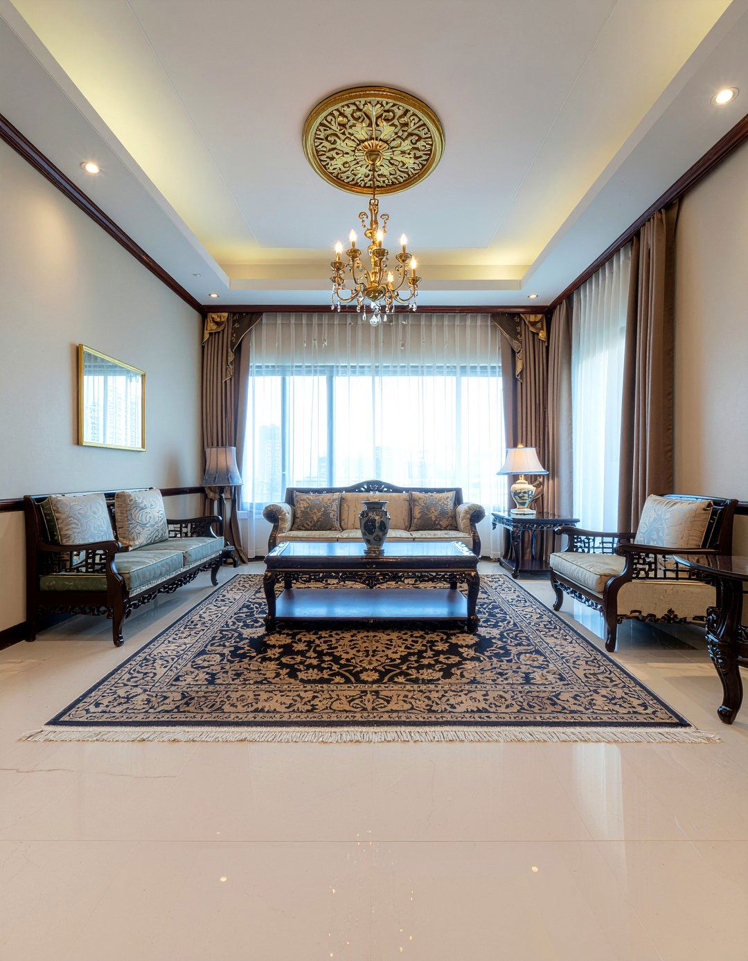 Luxury Chinese interior - 30 Chinese living room ideas