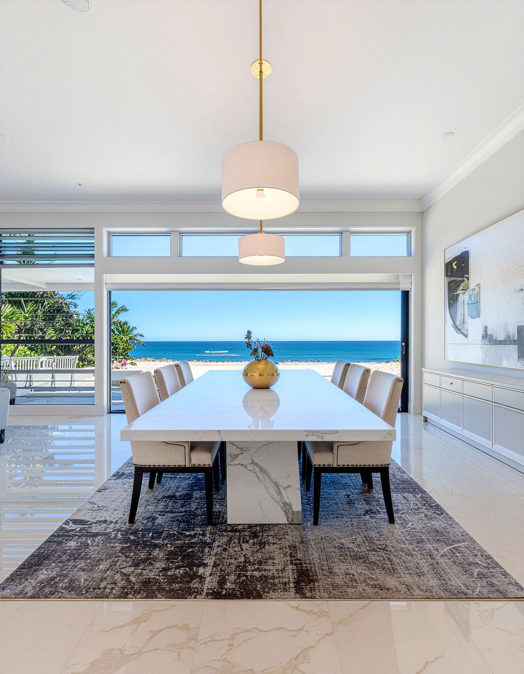 Luxury Coastal Dining Room - 30 beach dining room ideas