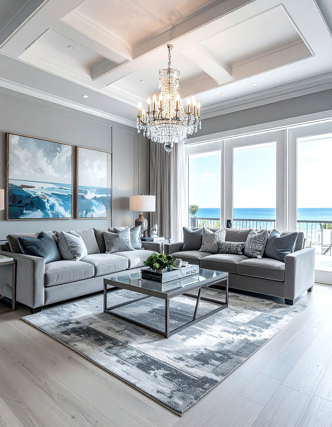 Luxury Coastal Grey Living Room - 30 coastal grey living room ideas