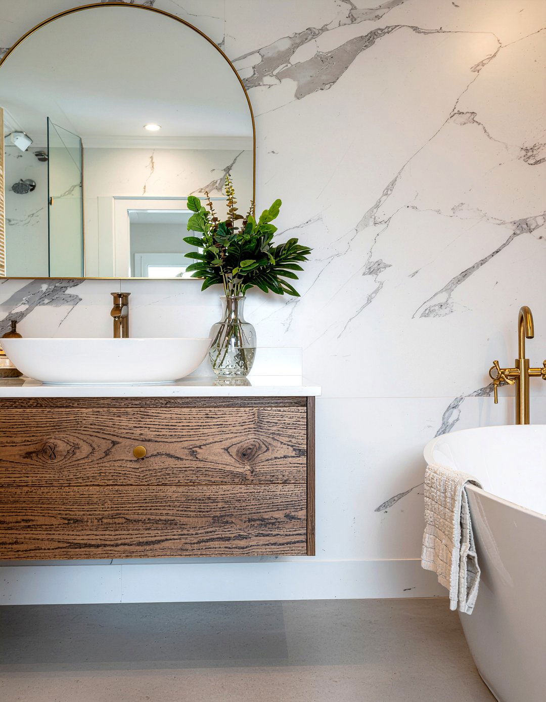 Luxury Concrete Bathroom - 30 bathroom concrete floor ideas