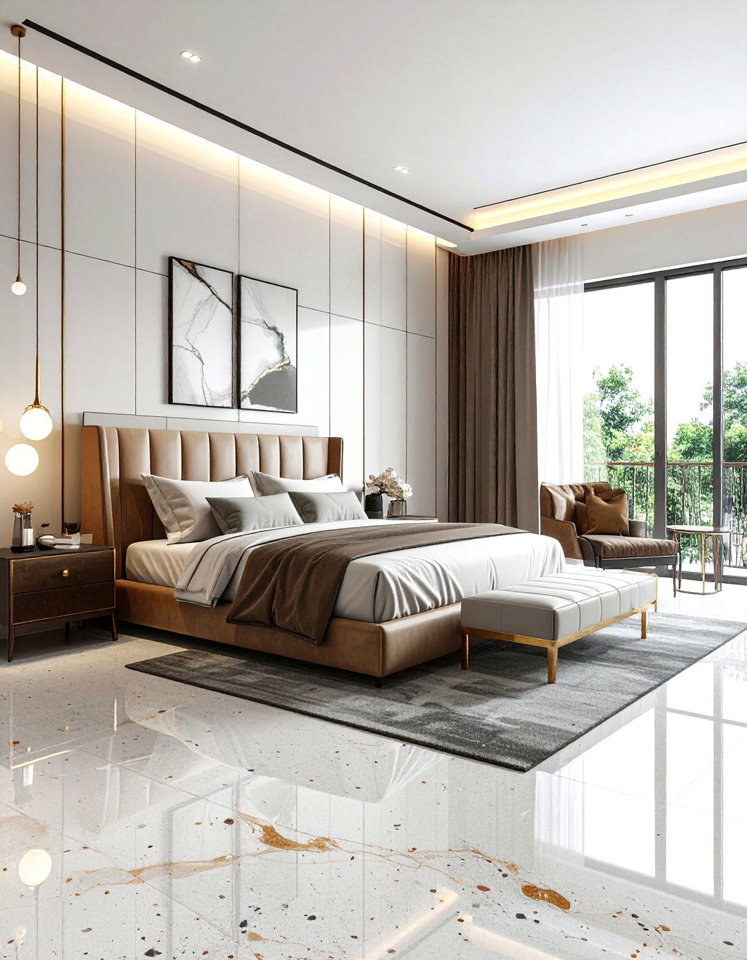 Luxury Concrete Bedroom - 30 polished concrete bedroom ideas