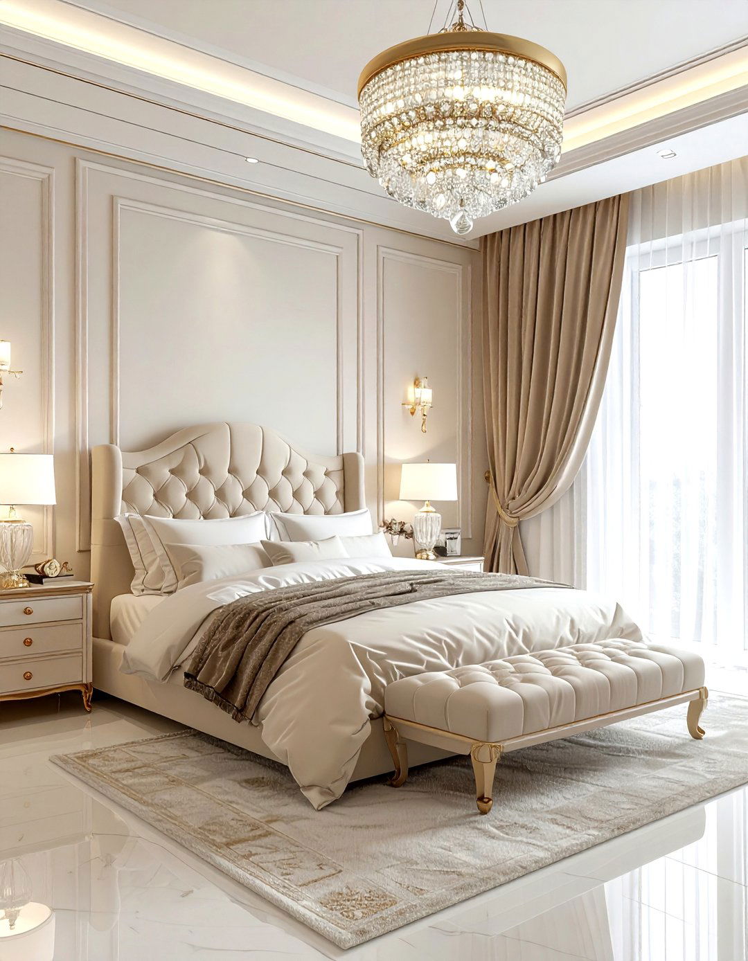 Luxury Cream Bedroom - 30 cream bedroom design ideas