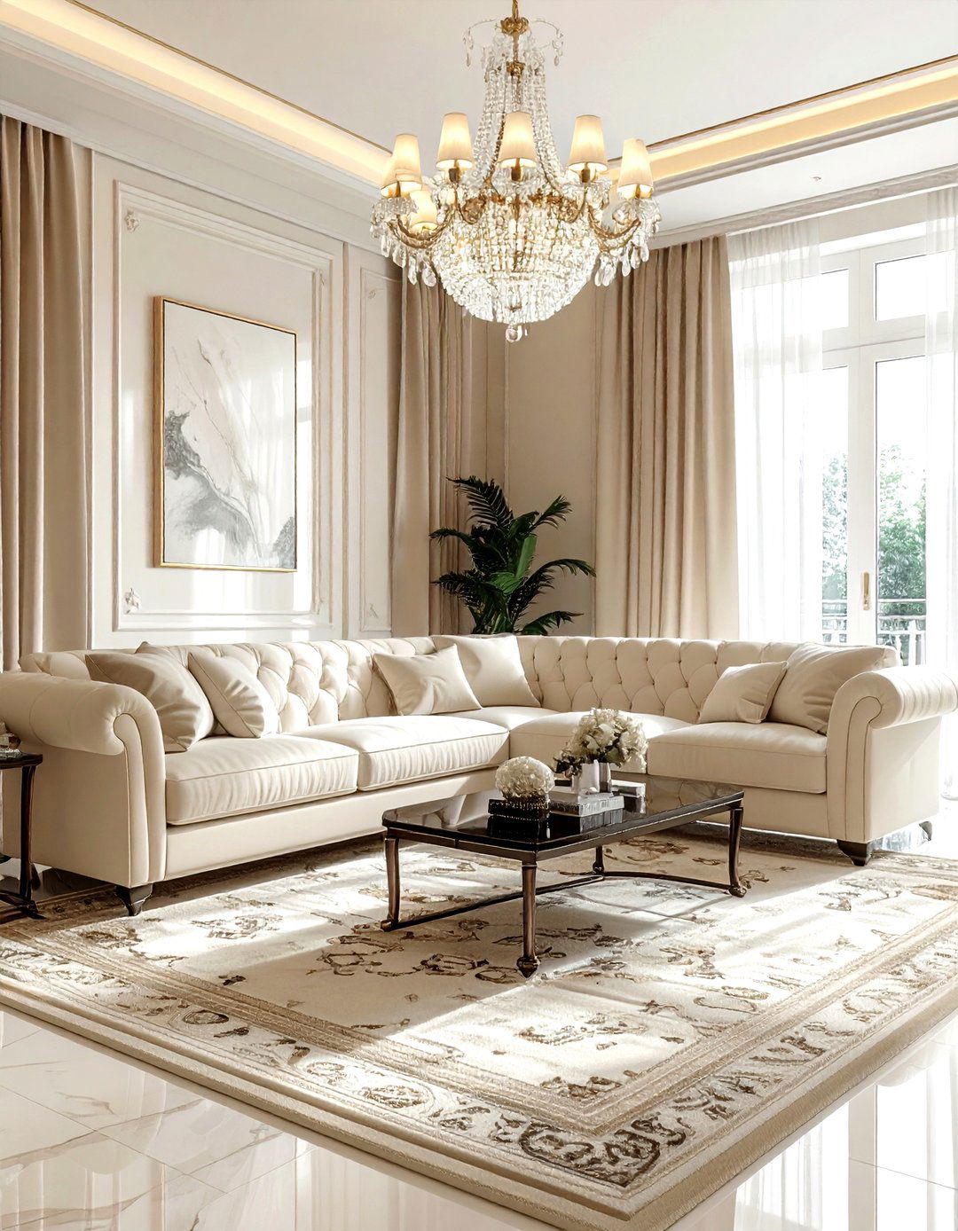 Luxury Cream Living Room - 30 cream living room furniture ideas